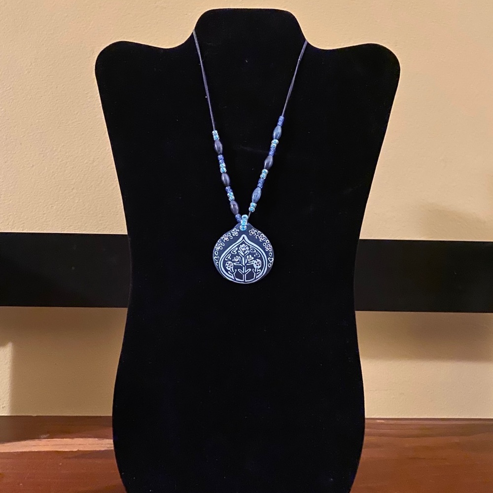 Blue Bead Necklace